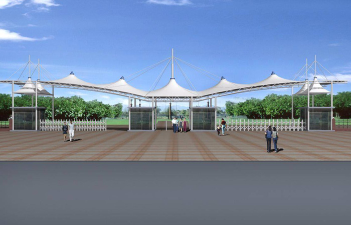 膜結構停車棚行業的發展前景將會是巨大的