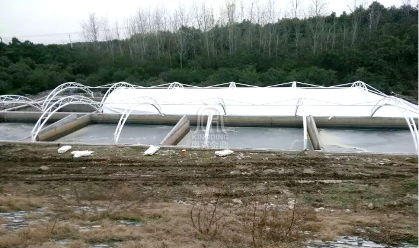 荊門市污水池加蓋膜結構工程