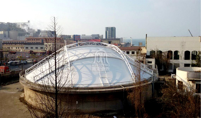 青島污水處理廠加蓋膜結構工程