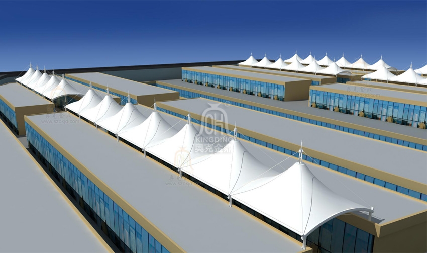 仁懷國際商貿中心一期-張拉膜結構