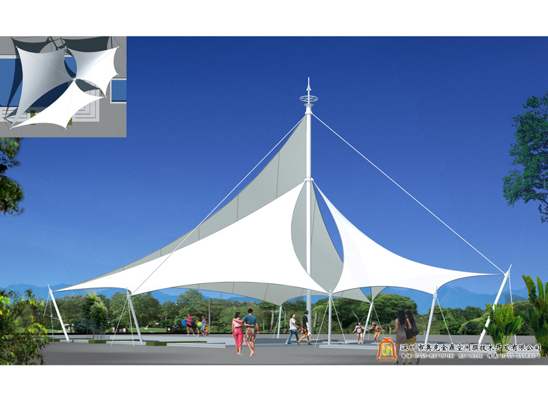 福建游泳池膜結構