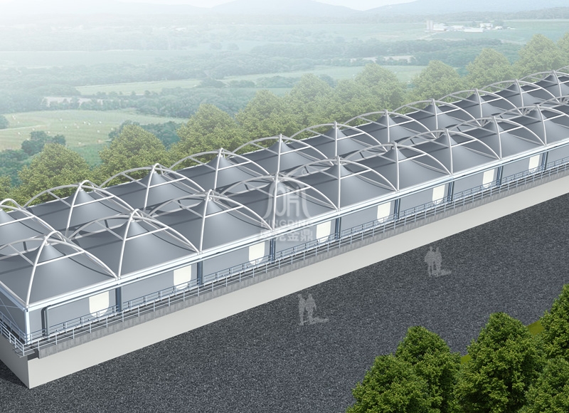 污水處理場膜結構方案