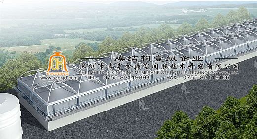 污水膜結構處理場