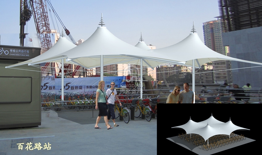 佛山禪城公共自行車棚