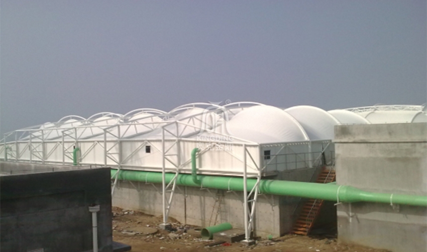 ?杭州楚天科技有限公司生反池加蓋膜結構